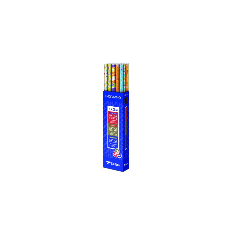 19720-EXPOSITOR 30 ROLLOS PAPEL DE REGALO EVERYDAY " HAPPY MOMENTS" KIDS 1X2 M 5 DISENOS FABRIANO S0310017 19720-EXPOSITOR 30 ROLLOS PAPEL DE REGALO EVERYDAY " HAPPY MOMENTS" KIDS 1X2 M 5 DISENOS FABRIANO S0310017