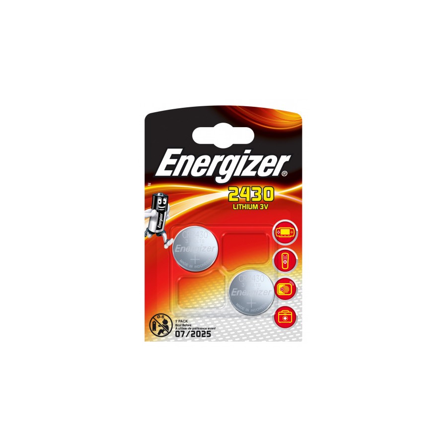 1981-BLISTER 2 PILAS DE BOTON MODELO CR2430 ENERGIZER E300830301 1981-BLISTER 2 PILAS DE BOTON MODELO CR2430 ENERGIZER E300830301