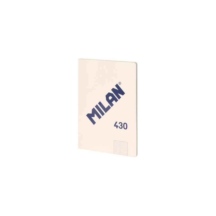 19844-LIBRETA ENCOLADA, PAPEL CUADRICULADO, 48 HOJAS A4, SERIE 1918, BEIGE MILAN 57243G48BG