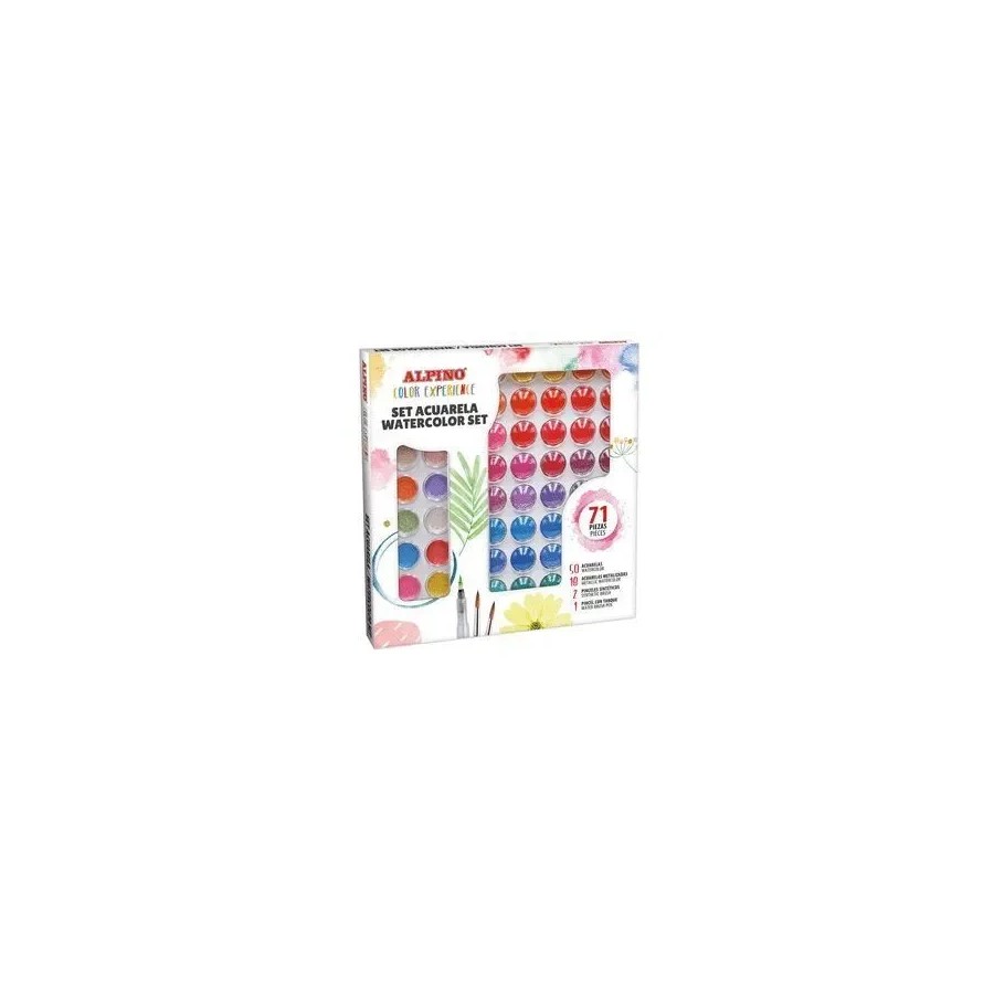 19917-SET WATERCOLOR COLOR EXPERIENCE 71 PZAS ALPINO AQ001040 19917-SET WATERCOLOR COLOR EXPERIENCE 71 PZAS ALPINO AQ001040