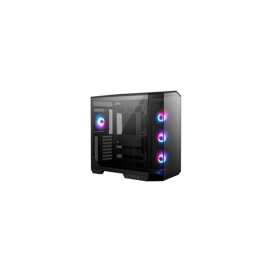 20234-CAJA MSI MAG PANO 100R PZ,3x2.5"+2x2.5"/3.5",3x120+1x120MM (ARGB),2xUSB3.2+1USB3.2 TYPE C+AUDIO+MICRO,MID TOWER,NE