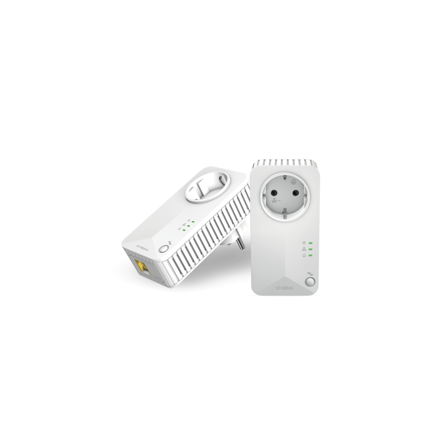 20415-Strong Powerline 600 Duo 600 Mbit/s Ethernet Blanco 2 pieza(s)