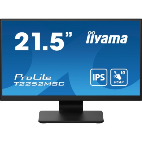 20532-iiyama ProLite T2252MSC-B2AG pantalla para PC 54,6 cm (21.5") 1920 x 1080 Pixeles Full HD LCD Pantalla tactil Negr