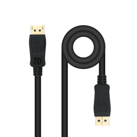 20645-Nanocable Cable DisplayPort 1.4, DP/M - DP/M, Negro, 1 m