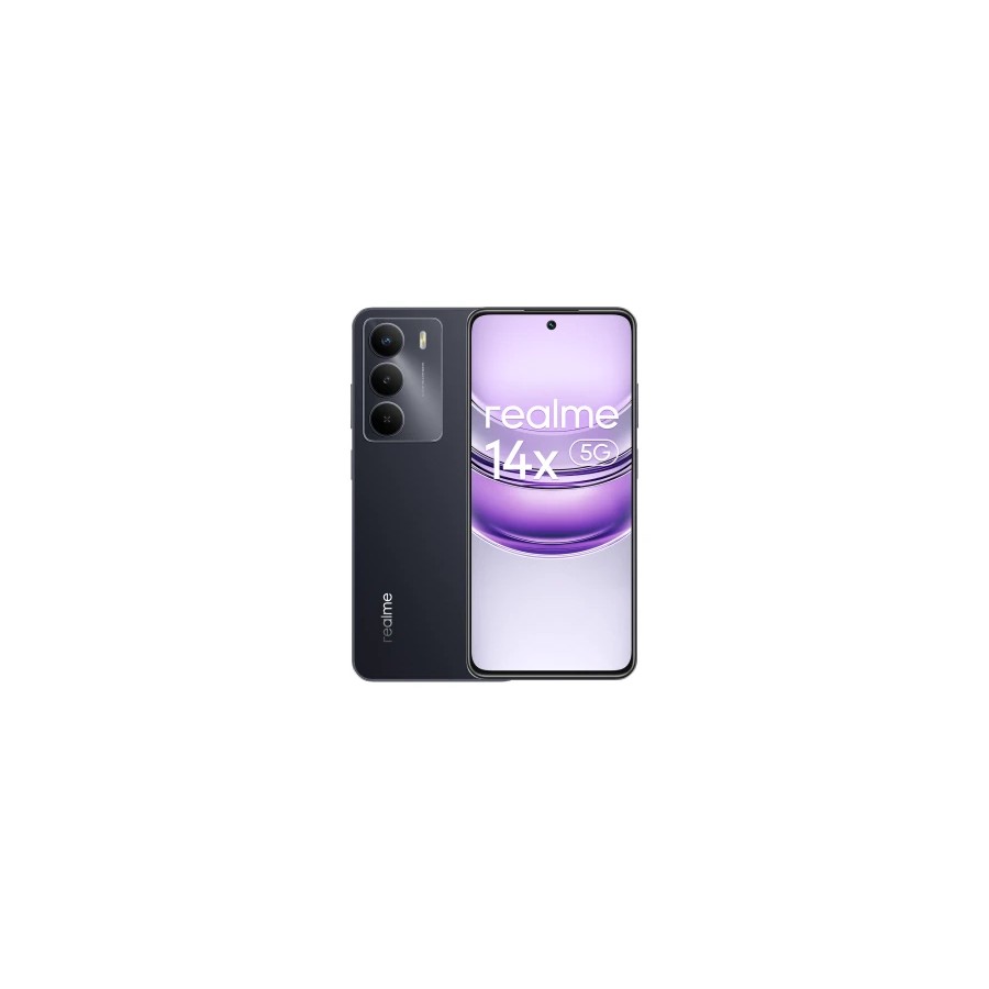 20686-realme 14x 5G 16,9 cm (6.67") SIM doble Android 14 USB Tipo C 8 GB 256 GB 5860 mAh Negro