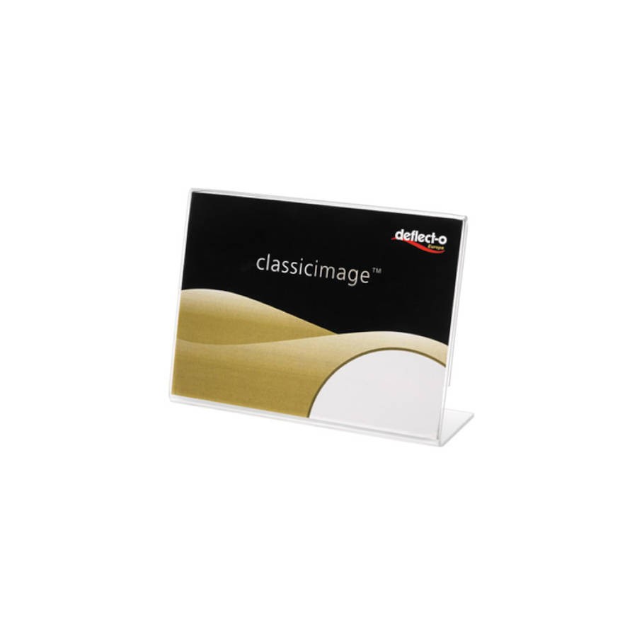 2120-EXPOSITOR DE SOBREMESA EN FORMA L POLIESTIRENO 90X60 MM. HORIZONTAL DEFLECTO 480301 2120-EXPOSITOR DE SOBREMESA EN FORMA L POLIESTIRENO 90X60 MM. HORIZONTAL DEFLECTO 480301