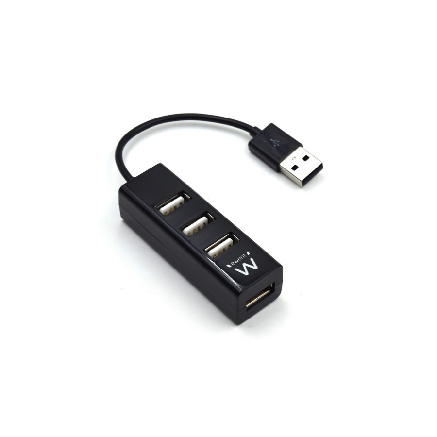 21263-Ewent EW1123 hub de interfaz 480 Mbit/s Negro 21263-Ewent EW1123 hub de interfaz 480 Mbit/s Negro