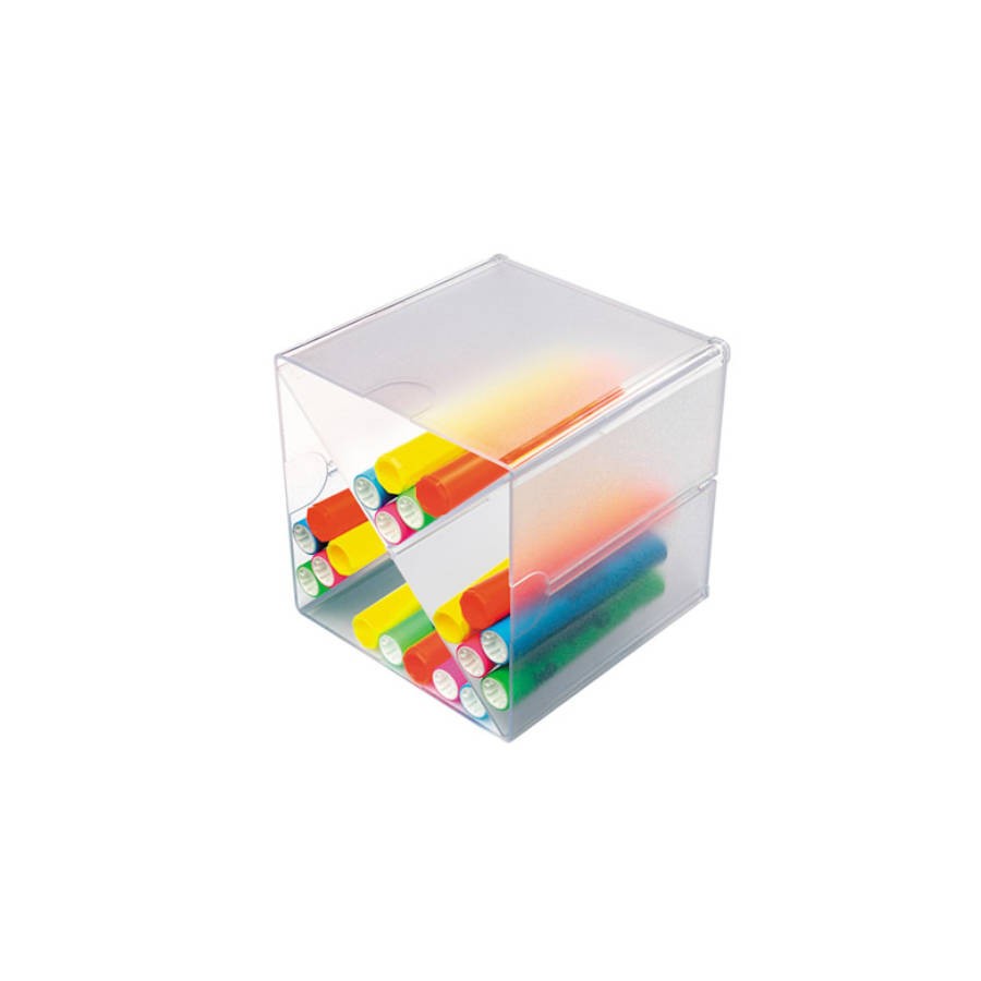 2144-ORGANIZADOR MODULAR CON DIVISOR EN ASPA TRANSPARENTE DEFLECTO 350201