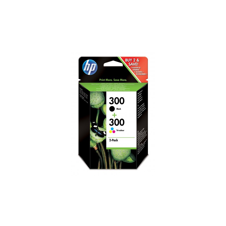 21458-CARTUCHO HP 3002-PACK BLACK/TRI-COLOR (CN637EE)