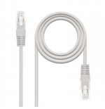 21506-Nanocable CABLE RED LATIGUILLO RJ45 CAT.5E UTP AWG24, 1.0 M