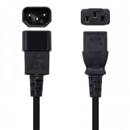 21583-Nanocable CABLE ALIM. CPU C13/H-C14/M 1.5 M