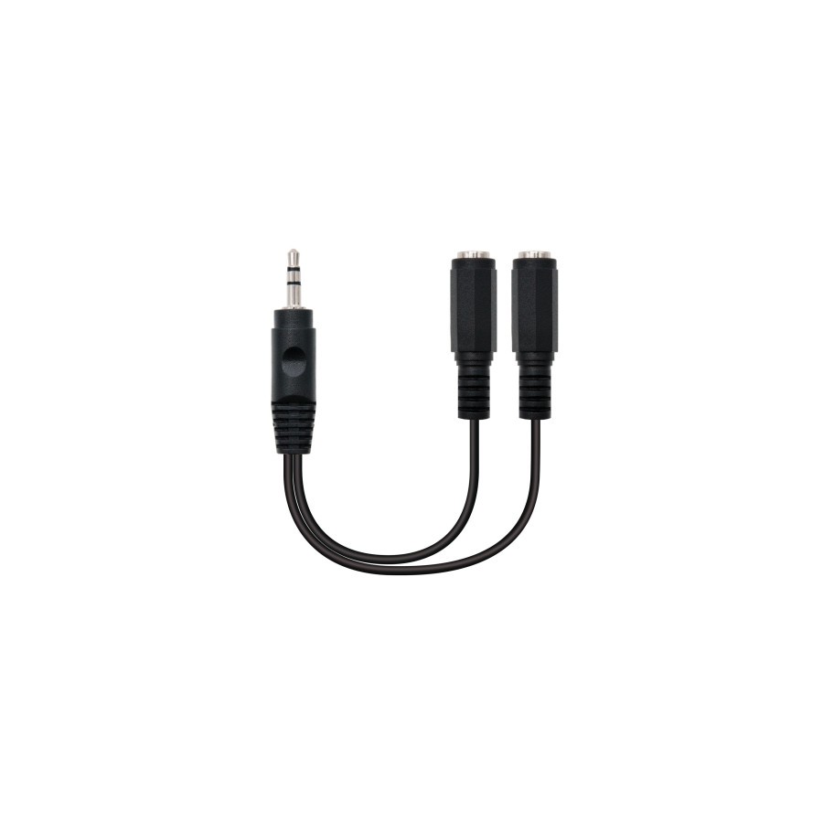 21586-NANOCABLE CABLE AUDIO ESTEREO, 2X3.5/H-3.5/M, 15 CM (10.24.1200) 21586-NANOCABLE CABLE AUDIO ESTEREO, 2X3.5/H-3.5/M, 15 CM (10.24.1200)