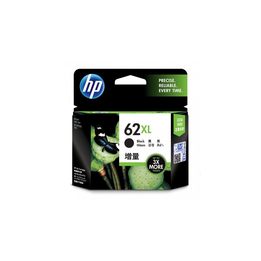 21669-HP 62XL CARTUCHO DE TINTA HP62XL NEGRO (C2P05AE)