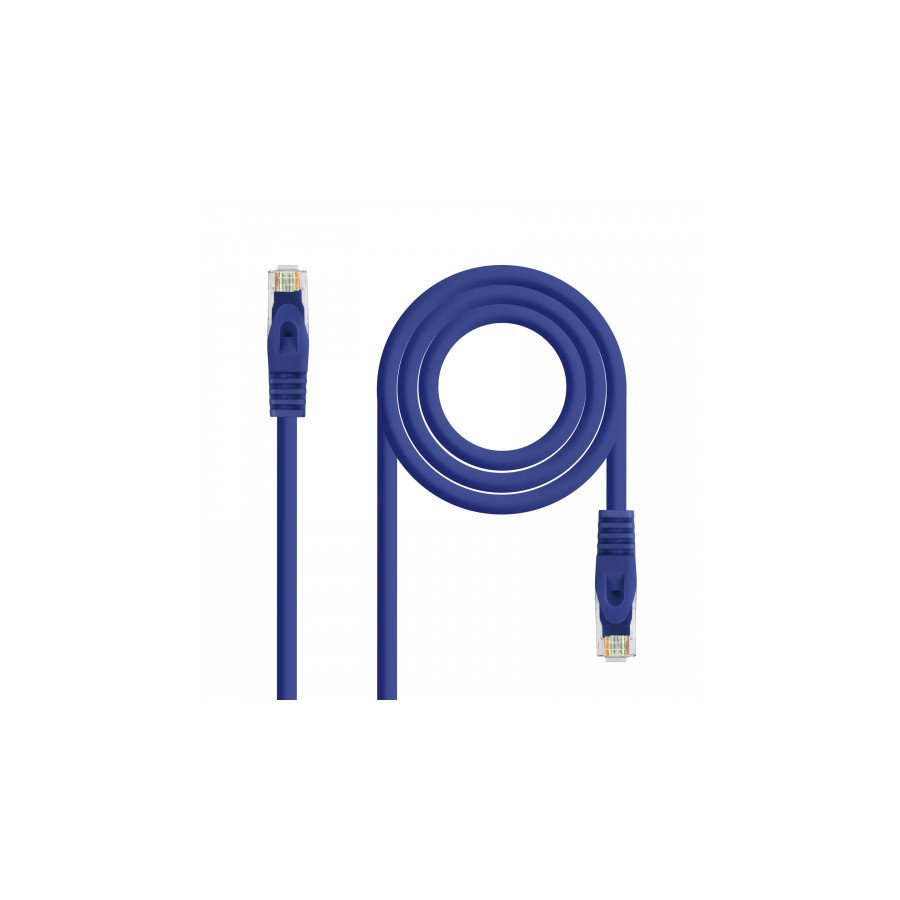 2187-Nanocable Cable de red latiguillo RJ45 LSZH Cat.6A UTP AWG24, Azul, 2.0m 2187-Nanocable Cable de red latiguillo RJ45 LSZH Cat.6A UTP AWG24, Azul, 2.0m