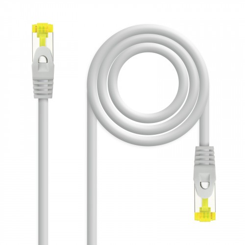 2193-Nanocable Cable de red latiguillo RJ45 LSZH Cat.6A SFTP AWG26, Gris, 1.0 m