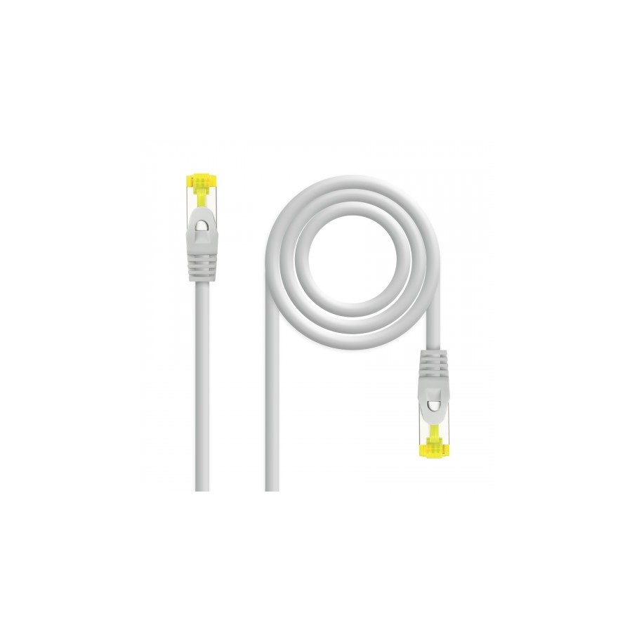 2195-Nanocable Cable de red latiguillo RJ45 LSZH Cat.6A SFTP AWG26, Gris, 2.0 m