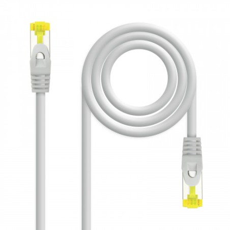 2197-Nanocable Cable de red latiguillo RJ45 LSZH Cat.6A SFTP AWG26, Gris, 3.0 m