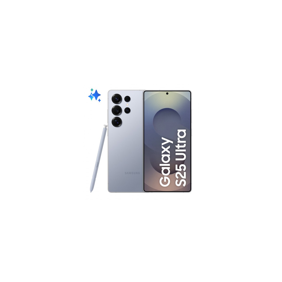 Samsung Galaxy S25 Ultra 175 cm 69 SIM doble Android 15 5G USB Tipo C 12 GB 256 GB 5000 mAh Azul Plata