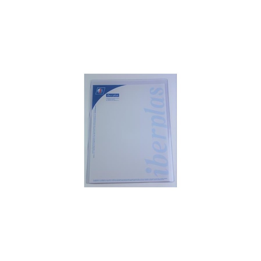 2227-CAJA 50 FUNDAS FORMATO A3 "U" PORTADOCUMENTOS PVC CRISTAL 150 MICRAS IBERPLAS 86Q50 2227-CAJA 50 FUNDAS FORMATO A3 "U" PORTADOCUMENTOS PVC CRISTAL 150 MICRAS IBERPLAS 86Q50