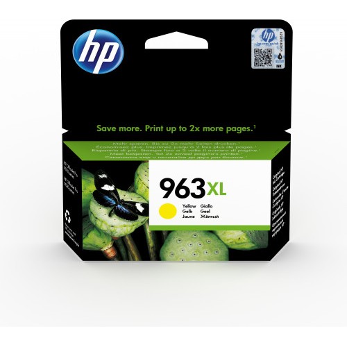 2244-HP CARTUCHO TINTA HP 963XL AMARILLO OFFICEJET9010 HP963XL (3JA29AE)