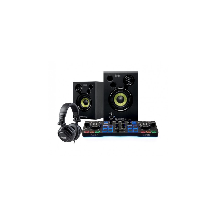 22542-Hercules DJStarter Kit controlador dj Negro