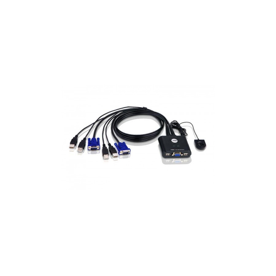 22561-Aten CS22U interruptor KVM Negro