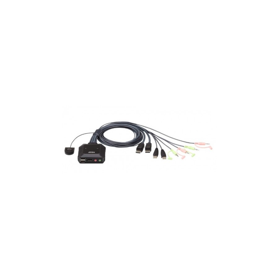 22563-Aten CS22DP interruptor KVM Negro