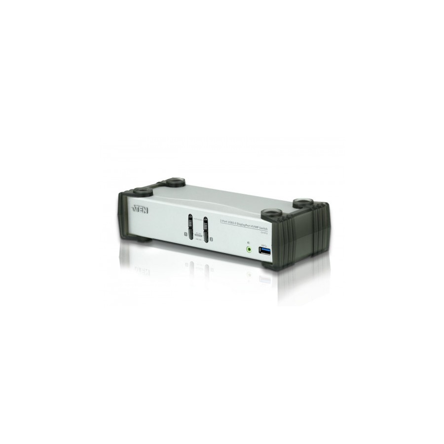 22590-Aten CS1912 interruptor KVM Negro, Gris