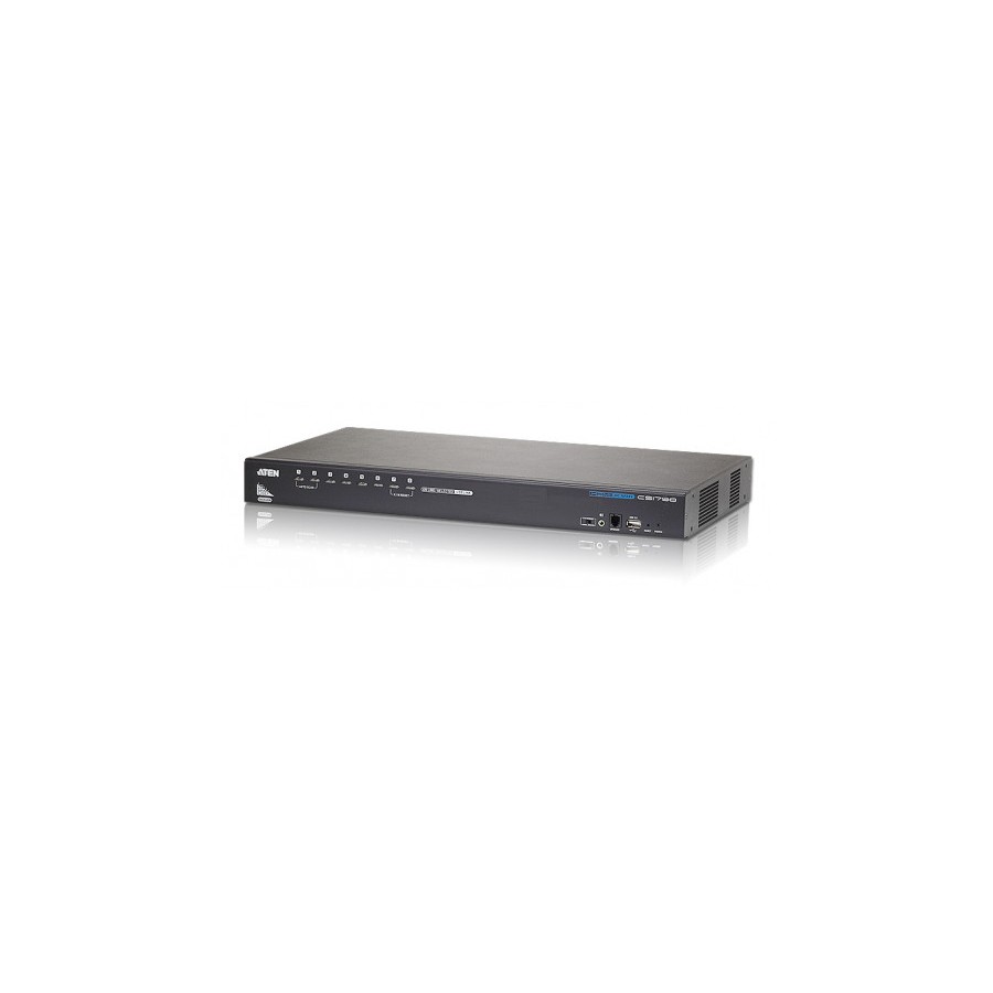22608-Aten CS1798 interruptor KVM Montaje en rack Negro