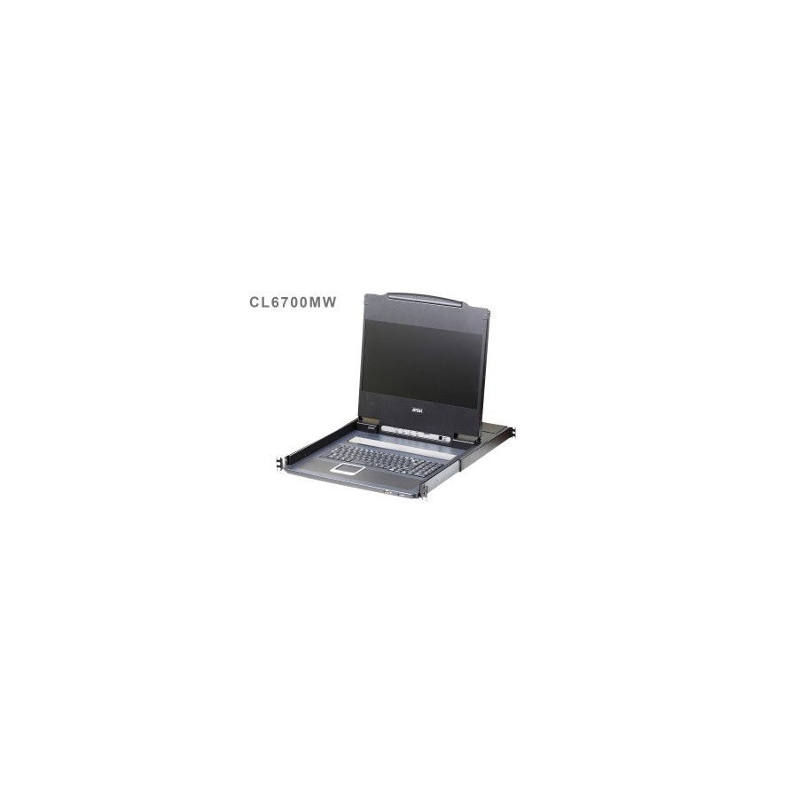 22622-ATEN Consola LCD single rail (HDMI / DVI / VGA, USB)