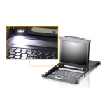 22625-Aten CL5708M interruptor KVM Montaje en rack Negro