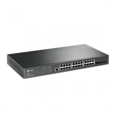 22803-TP-LINK PUERTOS GIGABIT,24 PUERTOS RJ45 GIGABIT Y 4 RANURAS SFP GIGABIT PROPORCIONAN CONEXIONES DE ALTA VELOCIDAD,