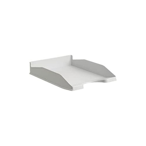 22839-BANDEJA ECOGREEN 100% RECICLADO Y RECICLABLE APILABLE DIN A4 Y FOLIO MEDIDAS 345X255X60 MM COLOR GRIS ARCHIVO 2000