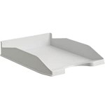 22839-BANDEJA ECOGREEN 100% RECICLADO Y RECICLABLE APILABLE DIN A4 Y FOLIO MEDIDAS 345X255X60 MM COLOR GRIS ARCHIVO 2000