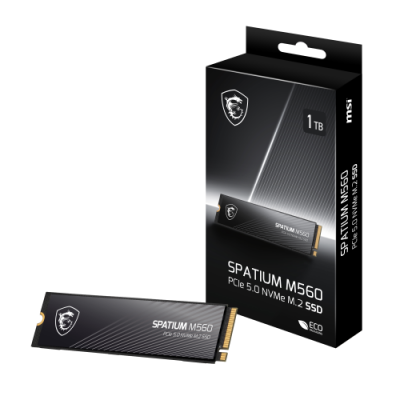 SSD MSI SPATIUM M560 PCIe 50 NVMe M2 1TB
