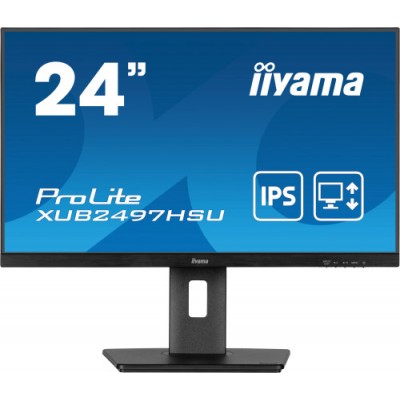 IIYAMA PANTALLA 24 IPS CON SOPORTE REGULABLE EN ALTURA Y FRECUENCIA DE ACTUALIZACIoN DE 100HZ