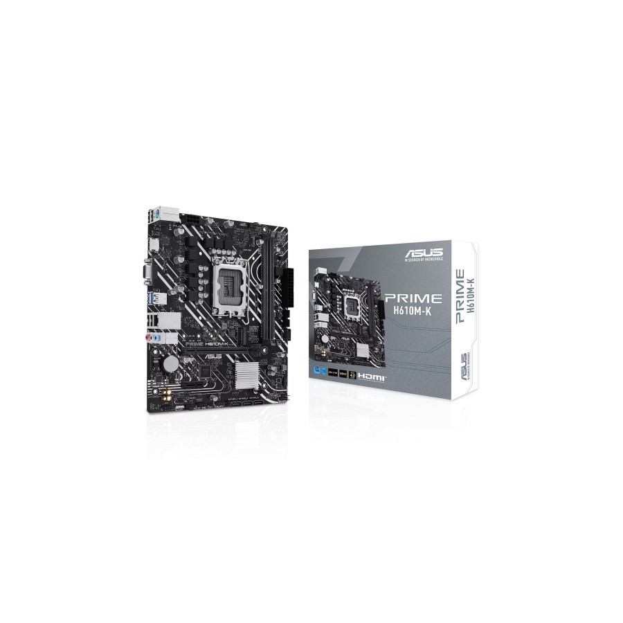 23238-PLACA ASUS PRIME H610M-K,INTEL,1700,H610,2DDR5,96G,VGA+HDMI,GBLAN,4SATA3+M.2,3USB3.2,MATX