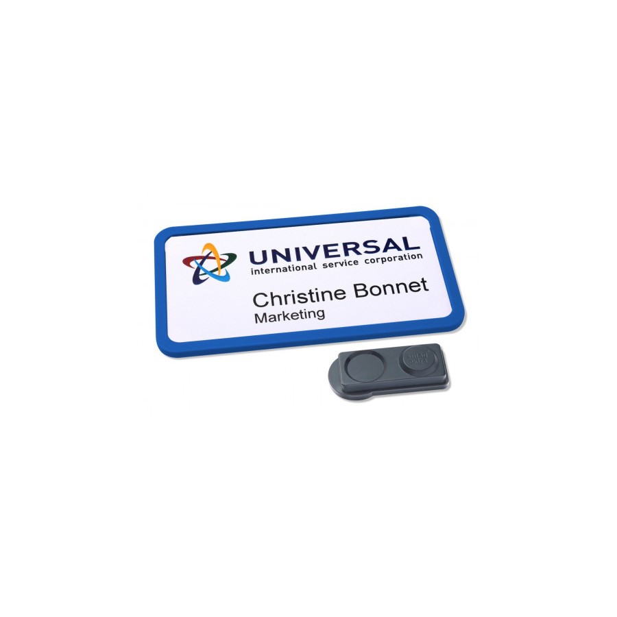 2325-CAJA 10 PORTANOMBRES OFFICE BADGE AZUL CON IMAN EXTRA FUERTE-37 X 75 MM AVERY 4839B-L 2325-CAJA 10 PORTANOMBRES OFFICE BADGE AZUL CON IMAN EXTRA FUERTE-37 X 75 MM AVERY 4839B-L