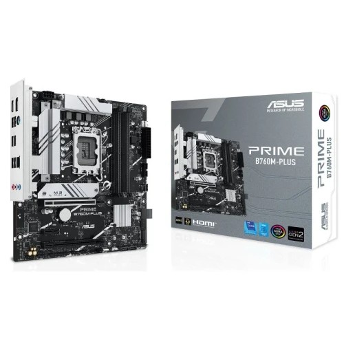 23263-PLACA ASUS PRIME B760M-PLUS,INTEL,1700,B760,4DDR5,128GB,HDMI+DP,4SATA+2M.2,5USB 3.2+1USB-C,2.5GB,MATX