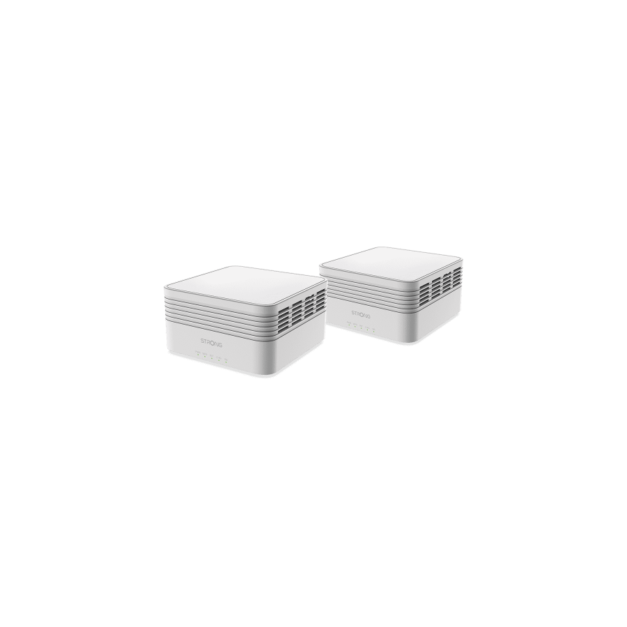 23283-Strong MESHKITAX3000 sistema Wi-Fi Mesh (Wi-Fi en malla) Doble banda (2,4 GHz / 5 GHz) Wi-Fi 6 (802.11ax) Blanco 2