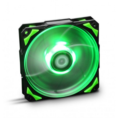 NOX H Fan LED Carcasa del ordenador Ventilador 12 cm Negro Verde Blanco