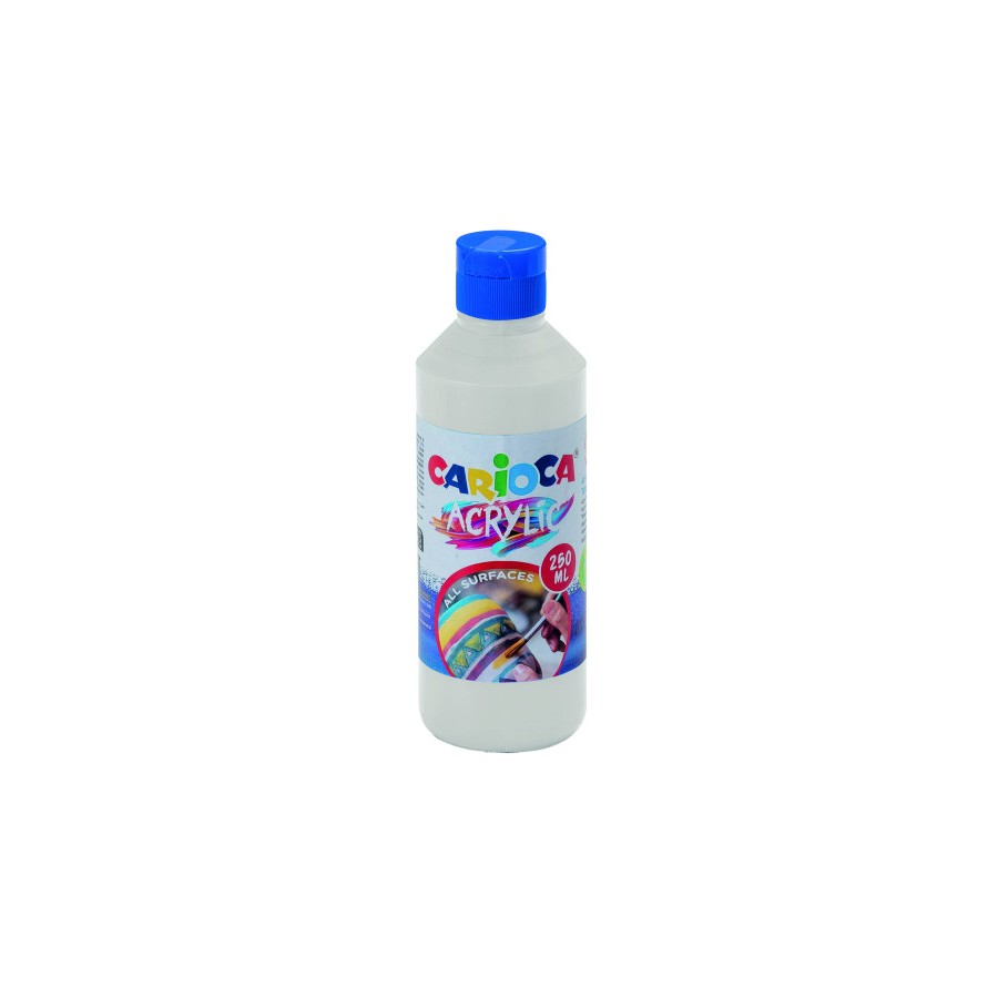 23445-BOTELLA PINTURA ACRILICA 250 ML. BLANCO CARIOCA 40431/01 23445-BOTELLA PINTURA ACRILICA 250 ML. BLANCO CARIOCA 40431/01