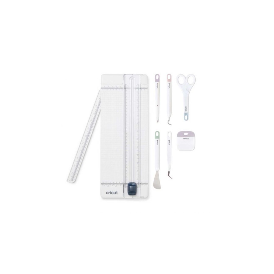 23516-Cricut Essential Tool Set Juego de herramientas esenciales Blanco 7 pieza(s)