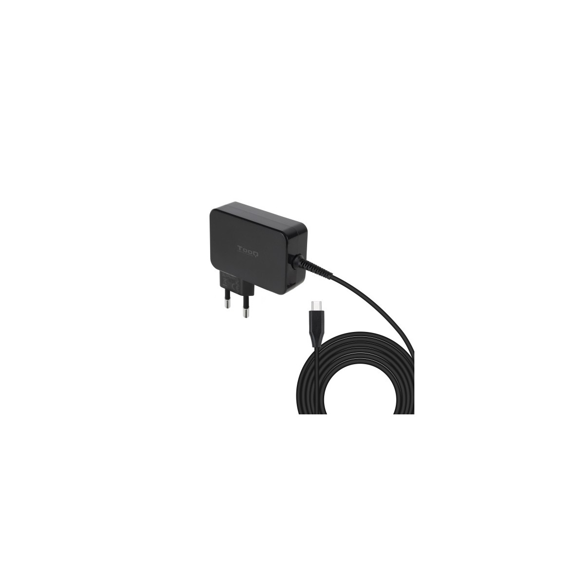 TooQ Cargador de portatil GAN USB C PD 100W Negro