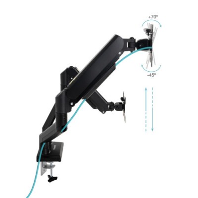 TooQ DB1434TNR B soporte para monitor 864 cm 34 Escritorio Negro