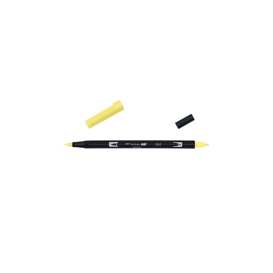 2418-ROTULADOR DOBLE PUNTA PINCEL COLOR PALE YELLOW TOMBOW ABT-062 2418-ROTULADOR DOBLE PUNTA PINCEL COLOR PALE YELLOW TOMBOW ABT-062