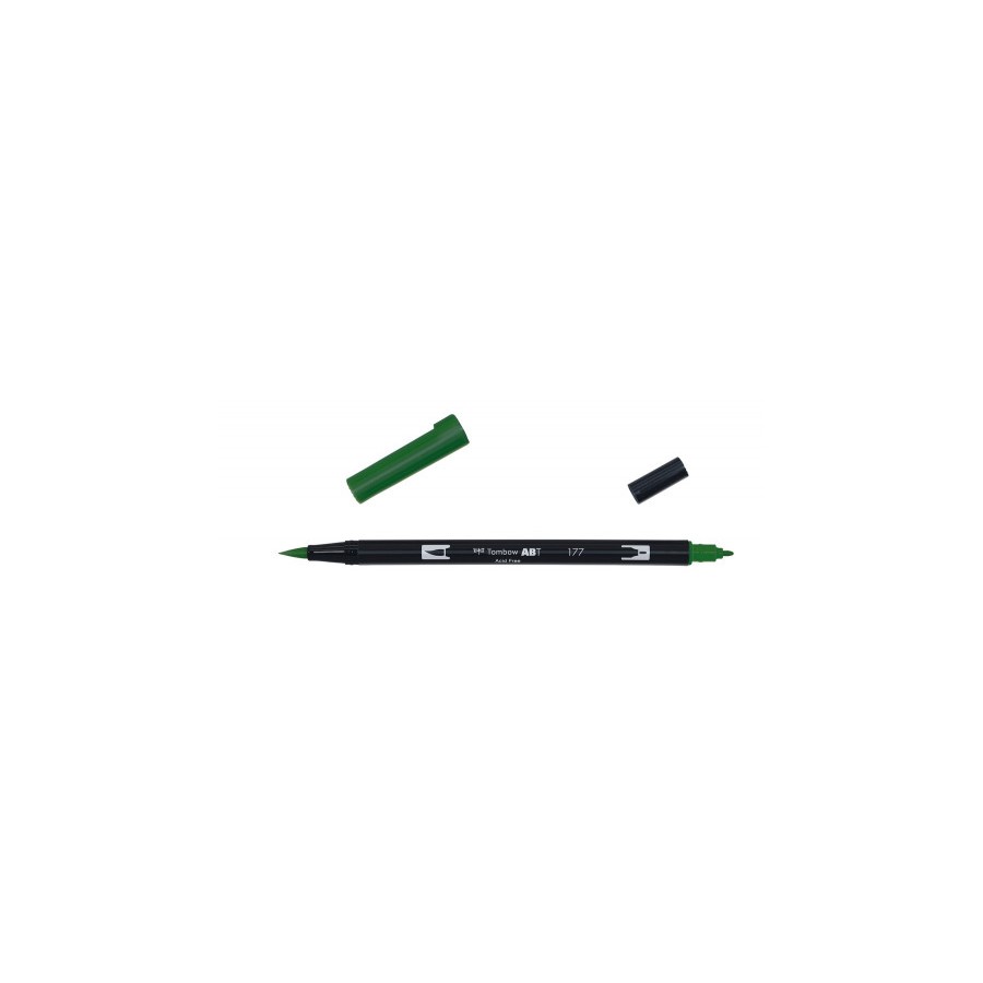 2420-ROTULADOR DOBLE PUNTA PINCEL COLOR DARK JADE TOMBOW ABT-177 2420-ROTULADOR DOBLE PUNTA PINCEL COLOR DARK JADE TOMBOW ABT-177