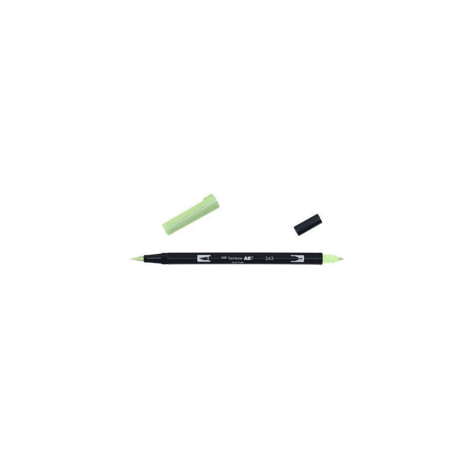 2422-ROTULADOR DOBLE PUNTA PINCEL COLOR MINT TOMBOW ABT-243 2422-ROTULADOR DOBLE PUNTA PINCEL COLOR MINT TOMBOW ABT-243