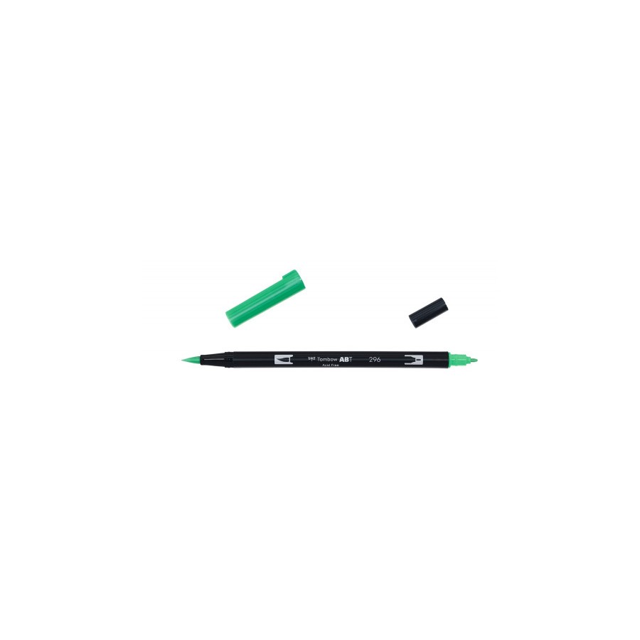 2424-ROTULADOR DOBLE PUNTA PINCEL COLOR GREEN TOMBOW ABT-296 2424-ROTULADOR DOBLE PUNTA PINCEL COLOR GREEN TOMBOW ABT-296