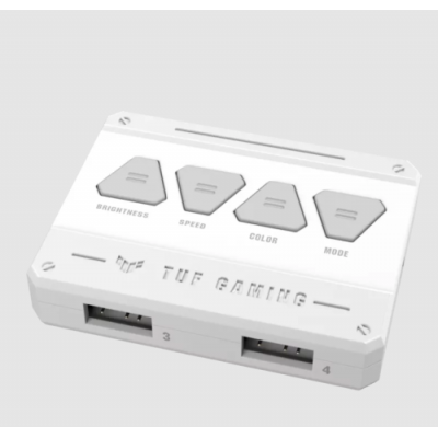 ASUS TUF GAMING TF120 ARGB WHITE EDITION 3IN1 Carcasa del ordenador Refrigerador de aire 12 cm Blanco 3 piezas